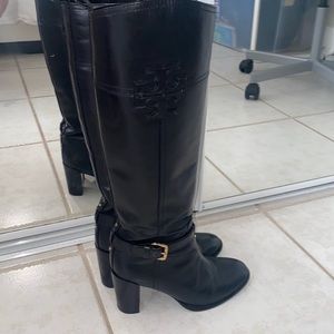 Tory Burch leather boots! Gently used! Size 8M
